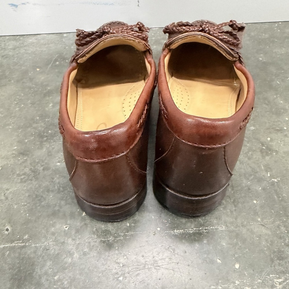 Allen Edmonds Woodstock Loafers Kiltie Tassel Woman's Shoes Sz 6 1/2 B Made USA - Picture 6 of 9